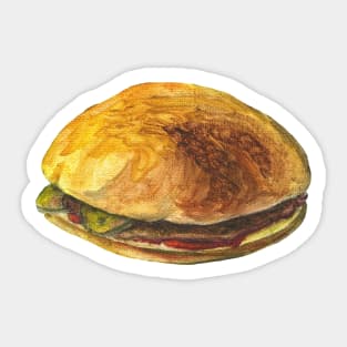 hamburger Sticker